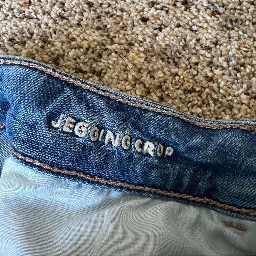 American Eagle Next Level Stretch Light Wash Jegging Crop Jeans‎ Size 6 - Picture 5 of 9